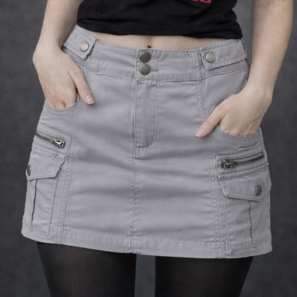 Loft Gray Skirt